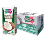 กะทิกล่อง สูตรดั้งเดิม UHT ตราช้างคู่ (1 ลิตร x 12 กล่อง)