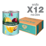Canned Mango & Passion Fruit Puree for Smoothie (565 g. x 12 cans)